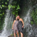 Panoramic view of Benang Kelambu falls Aik Berik.