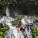 Benang Kelambu hidden waterfall experience in Aik Berik village