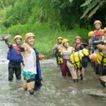 Guests resting after completing Babak River Tubing experience